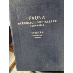 Fauna Republicii Socialiste Romania - Insecta - Vol. XI Fascicula 8