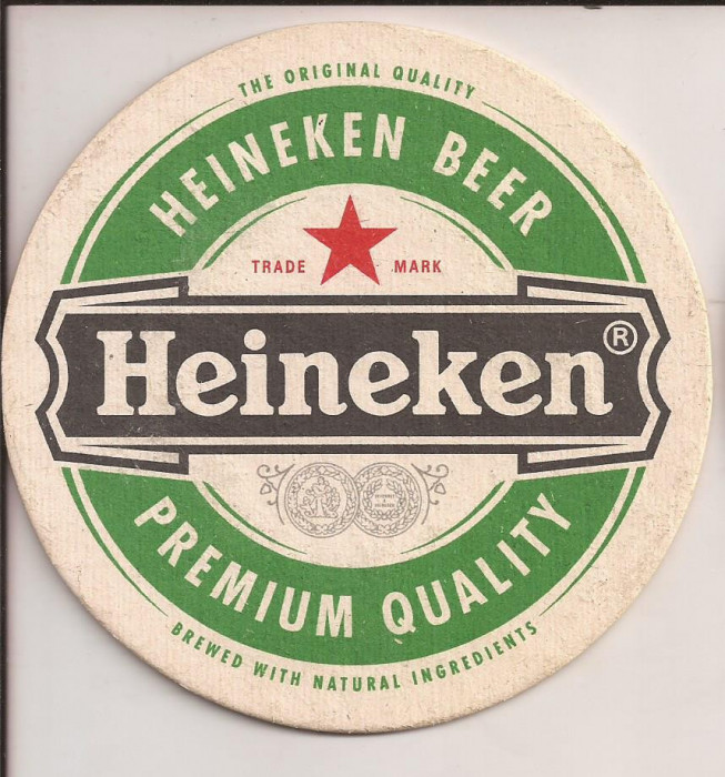 L2 - suport pentru bere din carton / coaster - Heineken