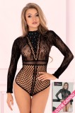 Cumpara ieftin LIV233-1 Body sexy din dantela cu decupaje