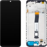Cumpara ieftin Display cu Touchscreen Xiaomi Redmi 10C, cu Rama, Gri (Graphite Gray), Service Pack 560001C3QA00