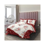 Cumpara ieftin Lenjerie de Lux cu Volanase pentru pat dublu din Bumbac FINET- CPL60