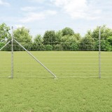 vidaXL Gard de c&acirc;mp 1.4x25 m din oțel galvanizat