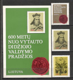 Lituania.1993 600 ani de Regenta Marele Principe Vytaustas GL.25