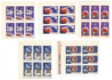 |Romania, LP 619/1965, Cosmonautica II, blocuri de 6, MNH, Nestampilat