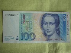 100 Deutsche Mark / Marci 1993 GERMANIA foto