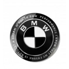 Emblemă cu logo BMW pentru clapeta din spate a capotei 74 MM 813237505 50 JAHRE