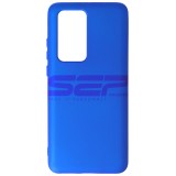 Husa Silicon Electric Blue pentru Huawei P40 Pro - Calitate Superioara