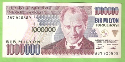 TURCIA 250.000 LIRE / 1995. foto