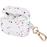 Husa Protectie Casti UNIQ COEHL TERRAZZO pentru Apple AirPods Pro, NATURAL WHITE, Alba