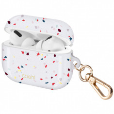 Husa Protectie Casti UNIQ COEHL TERRAZZO pentru Apple AirPods Pro, NATURAL WHITE, Alba