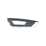 Grila bara Ford Focus 3 10.2014-08.2018, Fata partea Stanga, Cu gaura pentru proiector, cu element cromat, F1EB-15A299-D 1873304