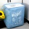 Cos depozitare, flippy, deschisa, 72 l, textil, 30x40x60 cm, albastru, cu imprimeu