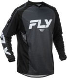 Tricou cross/enduro Fly Racing F-16 negru/alb marime S