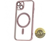 Husa MagSafe pentru Samsung Galaxy A26 A266 OEM Color Chrome Mag Roz Aurie