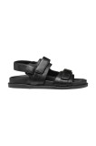 Geox sandale de piele D ADELASH femei, culoarea negru, D55YWC 000TU C9999