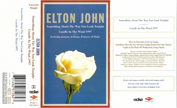 Casetă audio Elton John &lrm;&ndash; Something About The Way You Look Tonight, originală