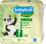 Babylove nature Scutece nature numărul 7, 24 buc