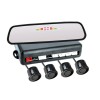 Senzori Parcare Auto cu Afisaj Oglinda Carguard, 4 Buc, Raza 0-2m, Senzori Vopsibili 23.8mm