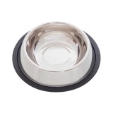 Castron inox caini 450 ml &Oslash;16 cm anti-alunecare Kerbl bol hrana lichide rezistent interior exterior