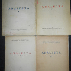 ANALECTA. UNIVERSITATEA DIN BUCURESTI, INSTITUTUL DE ISTORIA ARTEI 4 volume 1943