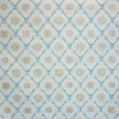 Tapet lux, model clasic, albastru, crem, Decori, 82821 foto