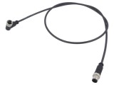 Cablu HARTING 5 pini PUR 1m pentru senzori cu conector M12 unghiular