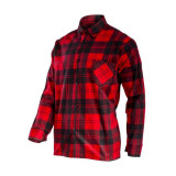 Camasa Flanel Cu Carouri Groasa / Rosu - 3Xl