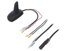Antenă SHARK 15dBi AM/DAB/FM Neagră 5m 50&amp;Omega; 5-12VDC foto