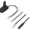 Antenă SHARK 15dBi AM/DAB/FM Neagră 5m 50&Omega; 5-12VDC