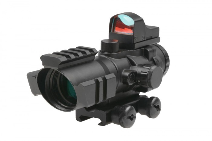 Luneta Rhino 4x32 cu mini red dot Theta Optics