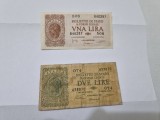 bancnote italia 1+2 L 1935-44