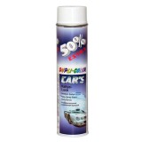 Vopsea spray auto DUPLI-COLOR Car&#039;s, acrilica, alb lucios, 600ml, Bison