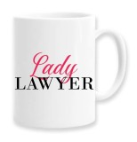 Cana alba personalizata Lady Lawyer, INOVATIX&reg;. 330ml, Oem