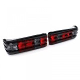 Lumini spate cristal rosu-negru pentru Mercedes 190 W201 1982-1993 Performance AutoTuning