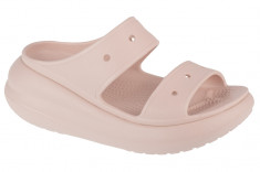 Papuci flip-flop Crocs Classic Crush Sandal 207670-6UR Roz foto