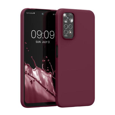 Husa Kwmobile pentru Xiaomi Redmi Note 11/Redmi Note 11s, Silicon, Violet, 57368.190 foto