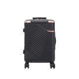 Valiză de cabină TravelLux Urban cu hard top și roți detașabile 35x55x20 cm neagră