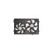 Ventilator radiator VW EOS 1F7 1F8 AVA Quality Cooling VW7528