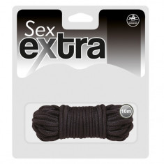 10 Metri Sfoara Neagra Bondage Love Rope Black foto