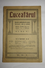 Revista saptamanala pentru literatura arta si politica Luceafarul Sibiu 1912 foto