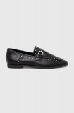 Answear Lab mocasini femei, culoarea negru, cu toc plat