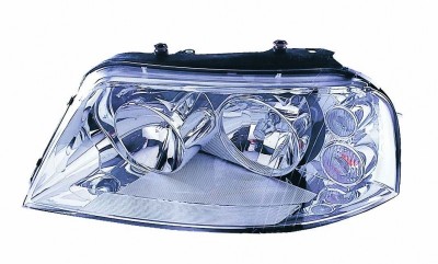 Far Seat Alhambra (7V8/7V9) 02.2001-06.2010, Vw Sharan (7M) 04.2000-04.2010 TYC partea Stanga, tip bec H1+H7, culoare rama argintiu foto