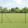 Gard hexagonal Gri 1.6 x 25 m Oțel