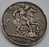 Marea Britanie, 1 Crown 1896, Regina Victoria