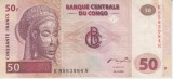 B11 - Bancnota foarte veche - Congo - 50 franci - 2000