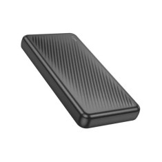 POWER BANK Borofone BJ55, 10000mAh, 10W, 1 x USB; 1 x USB Type-C, 1 x Micro USB, total 5V / 2A, negru, 6941991111761 (timbru verde 0.98 lei)