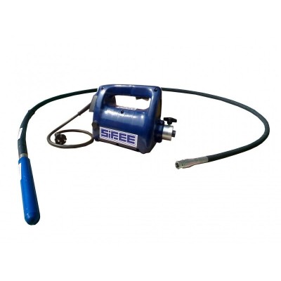 Vibrator beton SIFEE cu ax flexibil de 5m si cap vibrare 38mm,motor 2300W , tensiune de alimentare 220V foto