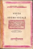 1104SPN Vocea și igiena vocală de prof dr G Buzoianu și dr Gabriel Cotu, 1936, Cluj