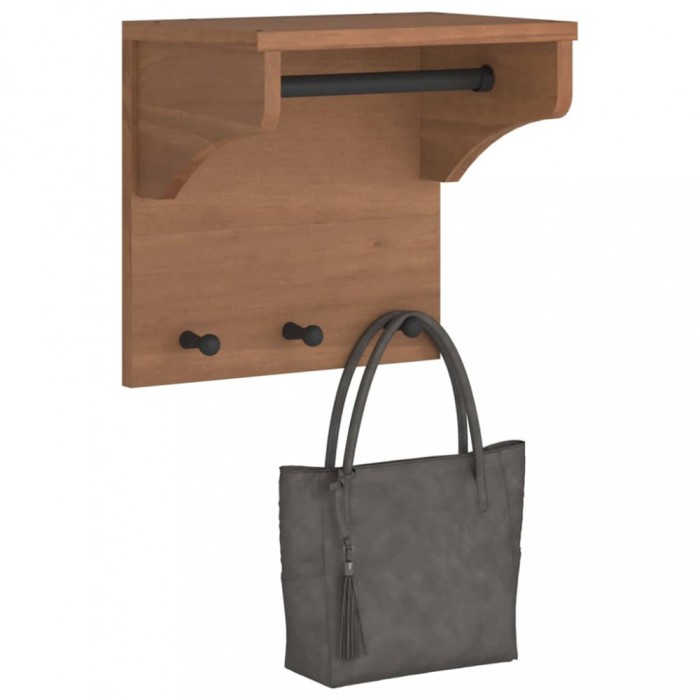 Gossi suport pentru haine &quot;sandnes&quot; 43x30x42 cm, lemn masiv de pin