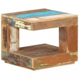 Gossi masuta de cafea, 45x45x40 cm, lemn masiv de reciclat
